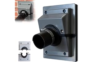 Kit de revêtement de pénétration murale et de ligne de climatisation | Manchon mural divisé facile à installer pour ensembles