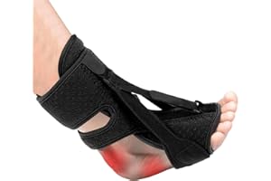 GENERIC Plantar Fasciitis Night Splint-Upgrade 3 Adjustable Planter Facetious Relief Brace,Night Splint for Plantar Fasciitis Women & Men,Eases Plantar Fasciitis, Foot Drop & Achilles Tendonitis (Black)