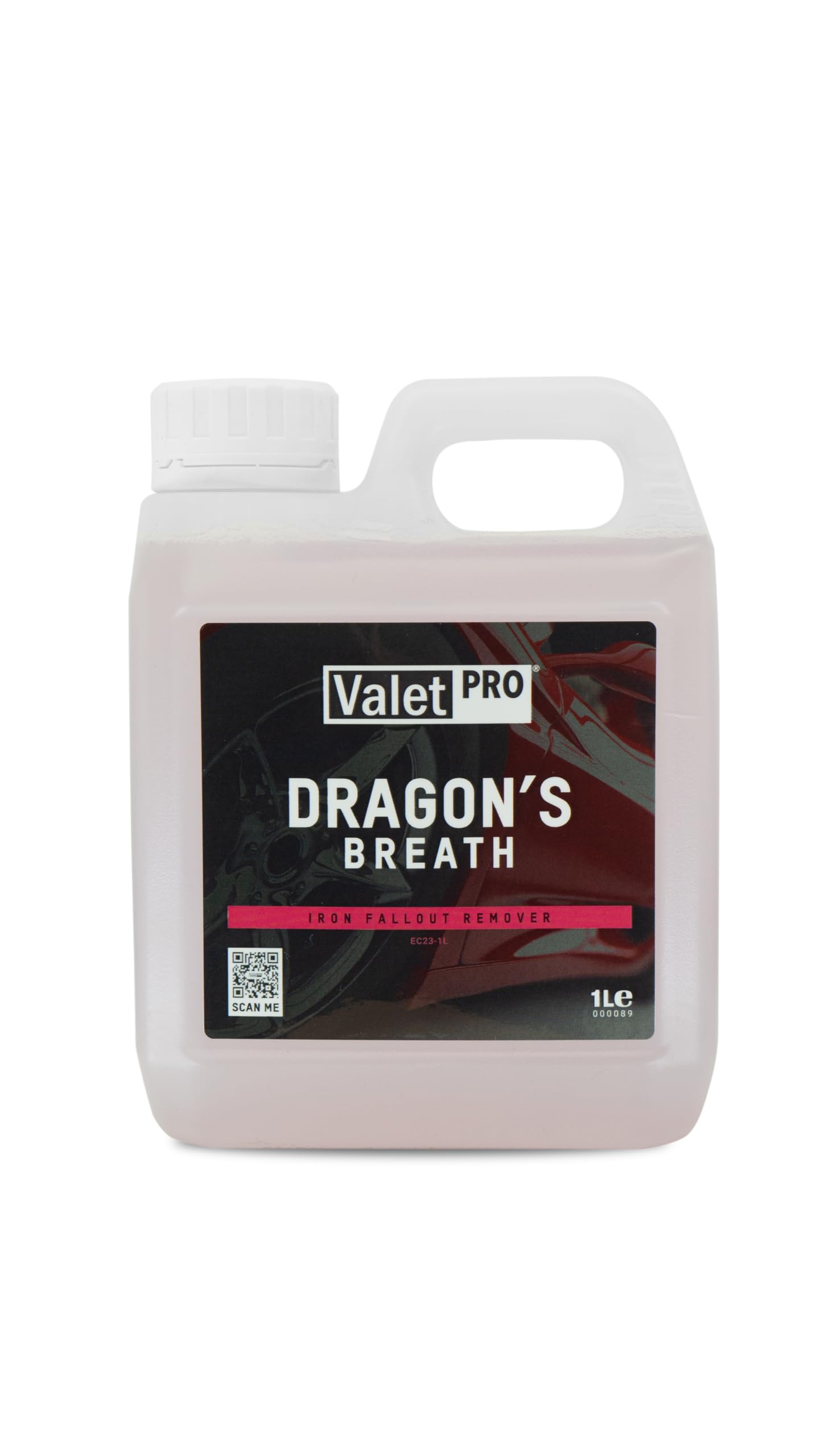 ValetPRO Dragon's Breath Wheel Cleaner for All Wheel Types - Removes Iron Fallout and Baked-on Brake Dust Remover - 1 L