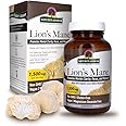 Nature's Answer Lions Mane Mushroom Powder 1500 mg 90-Capsules | Brain Mushroom Supplement | Promotes Focus, Memory, Mental Clarity | Vegan, Non-GMO | Single Count