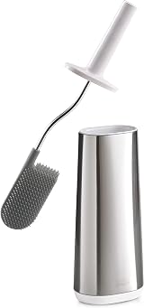 Joseph Joseph Flex Smart Hygienic Silicone Toilet Brush and Holder Set
