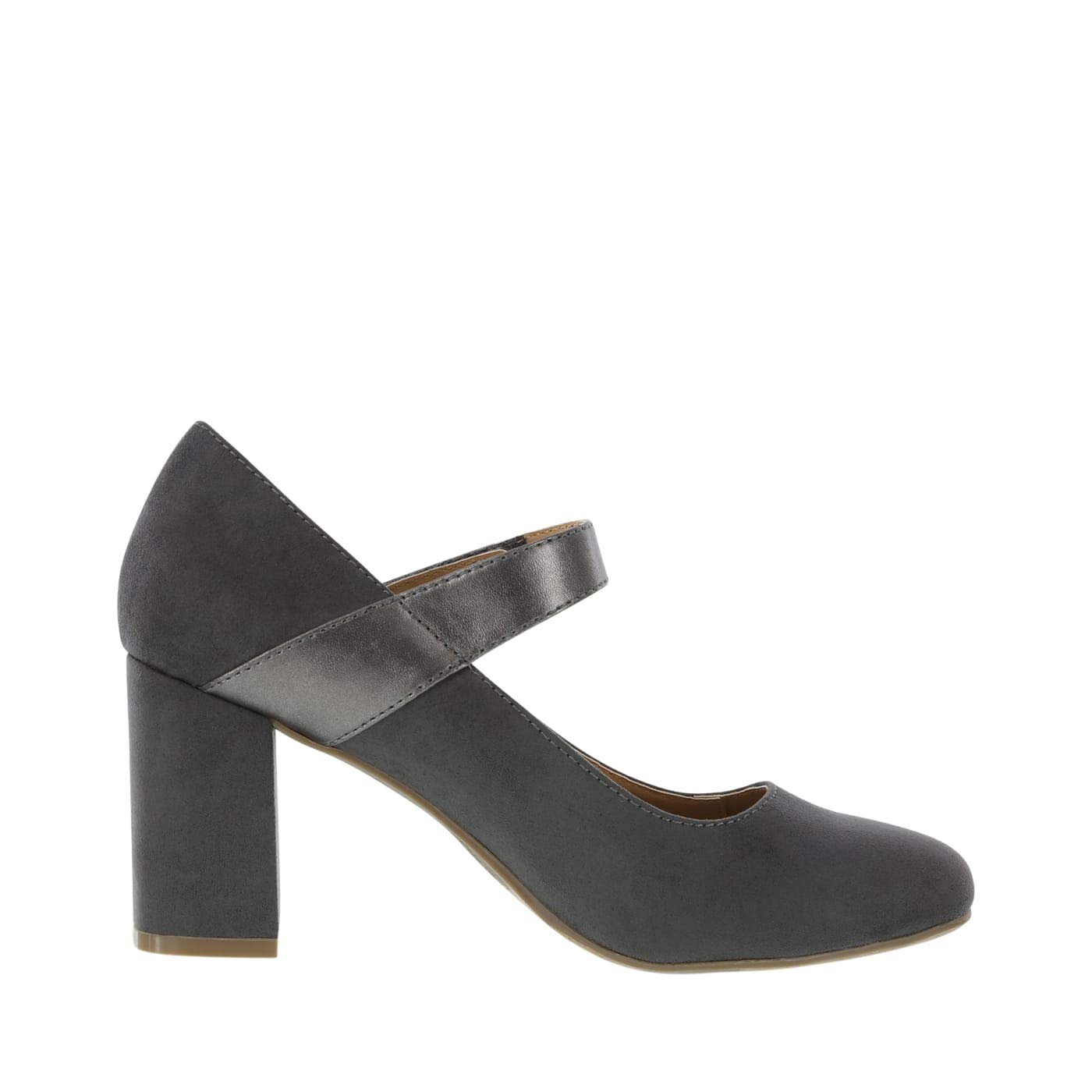 dexflex Comfort Grey Suede Women's Karol Mary Jane Heel 7 Regular - Image 3