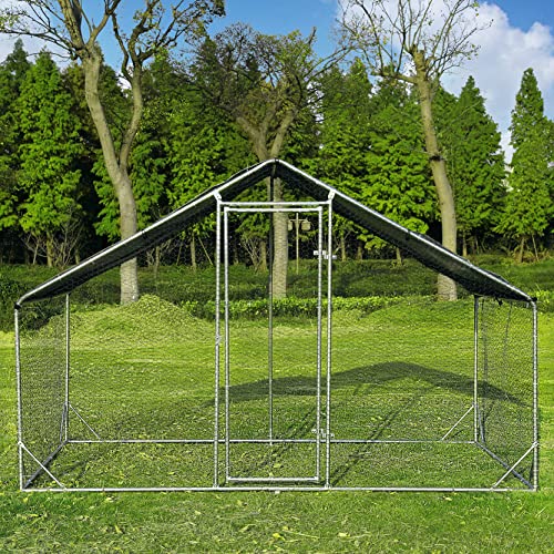 TOLEAD Large Metal Chicken Coop Upgrade TriSupporting Wire Mesh