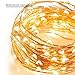 Solar String Lights QIAYA 120 LEDs Starry String Lights Deck lights for Outdoor Gardens Homes Dancing Christmas Party (Warm White)