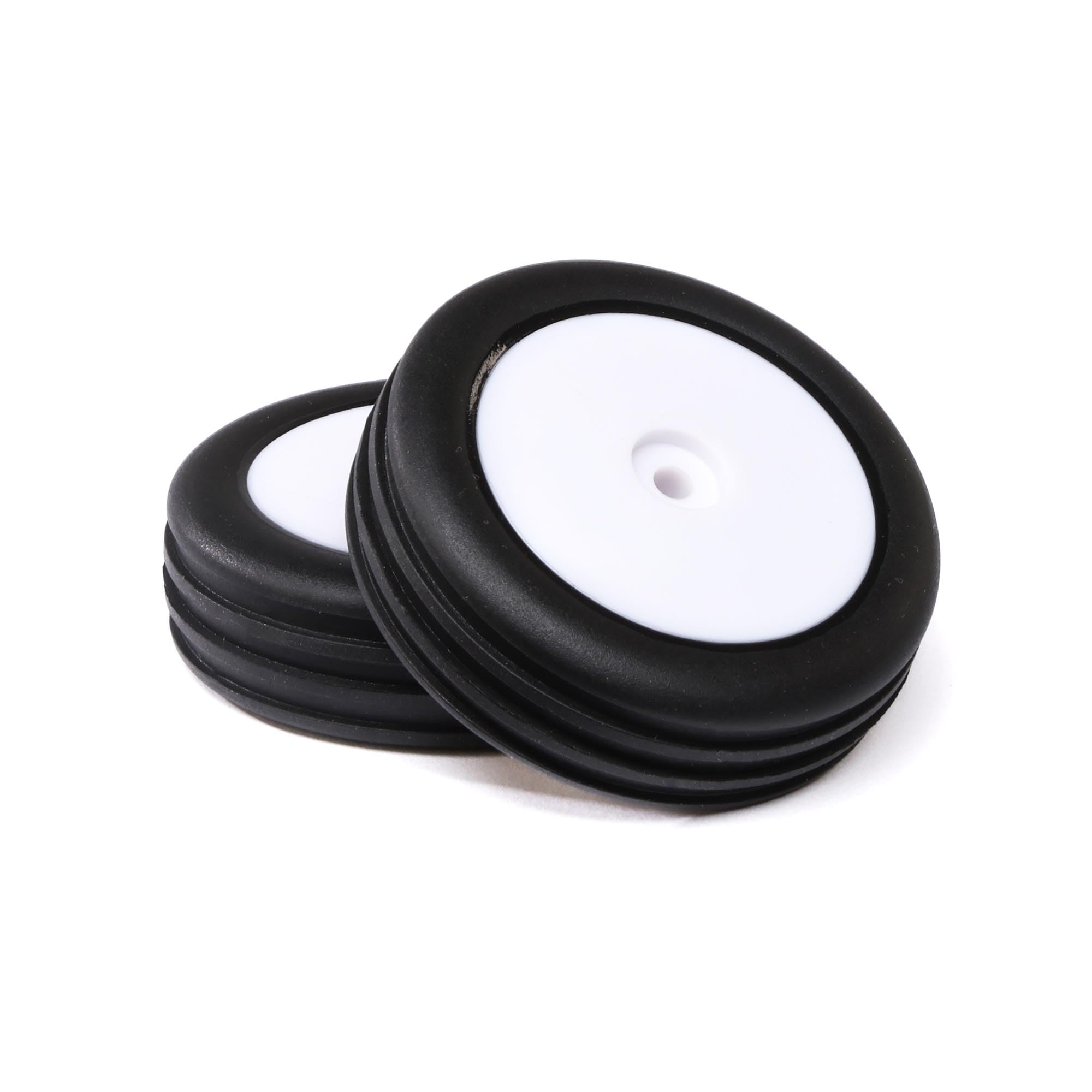Photo 1 of Losi Wide Body Rib Fr Mntd Tires White 2 Mini B LOS41049