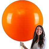 PartyWoo Orange Balloons 4pcs 36 Inch Fall Latex Helium Balloons for Birthday Baby Shower Graduation Tangerine Little Cutie Pumpkin Tropical Sunshine Boho Theme Party Decorations Orange-Y9