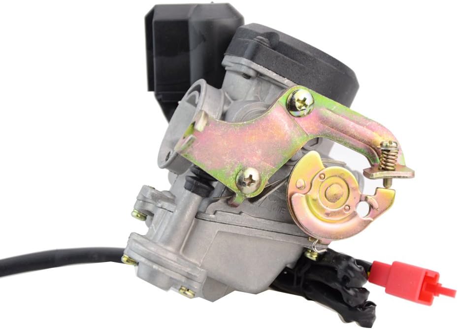 GOOFIT 18mm Carburetor Air Filter Intake Manifold Throttle Cable Replacement for 139QMB 139QMA GY6 4 Stroke 49cc 50cc Engine Scooter Go Karts Moped - Image 4