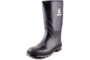 Kamik Kids Stomp Waterproof Rain Boots,Black,2