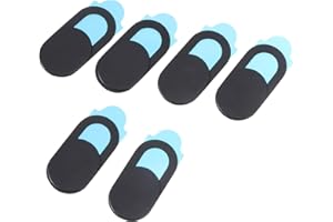 EXHUMKY 6pcs Webcam Privacy Covers for Laptop and Tablet, Ultra-Thin Slide Camera Protectors with Strong