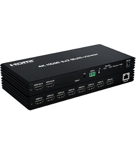 4K出力対応画面分割器（XOLORspace QV801） XOLORspace QV801C 4K HDMI 