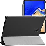 ebestStar - Samsung Galaxy Tab S4 10.5 Case [S4 10.5 SM-T830, SM-T835 249.3 x 164.3 x 7.1mm, 10.5''] Slim Smart Cover PU Leather with Support and Auto Sleep/Wake, Black