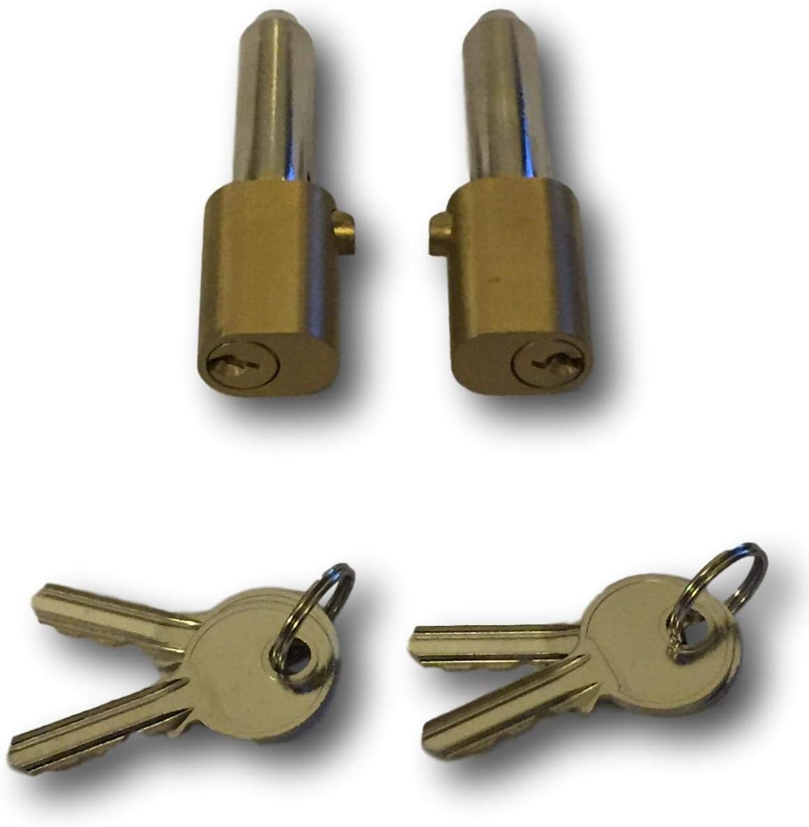 Oval Bullet Locks, keyed Alike x 1 Pair Amazon.co.uk DIY & Tools