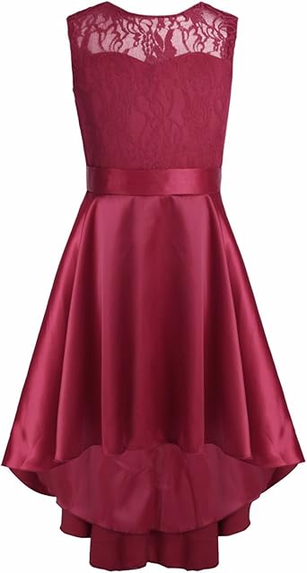 v back flower girl dress