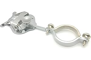 SOUNDACTURE Clarinet Lyre for Marching Band Metal Plating Music Sheet Clamp silver