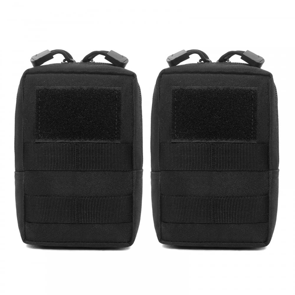 2pcs Tactical Dog Side Bags,1000D Nylon Molle Dog Saddle Bag for Dog Tactical Harness