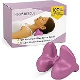 Back Rescue Trigger Point Neck Massager for Neck Pain Relief, Occipital Release Tool, 100% Silicone Design with Flexible Points to Relieve Deep Muscle Tension and Headaches