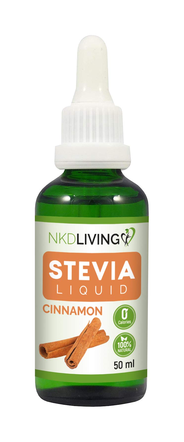 NKD Living Pure Stevia Liquid Drops 50ml (Cinnamon)