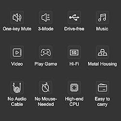 Vaydeer Volume Control Knob with One-Click Mute