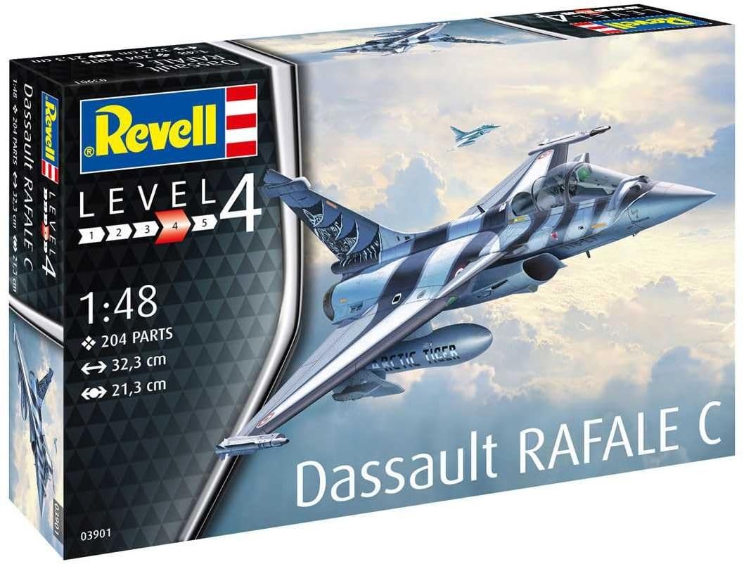Revell 03901 Dassault Aviation Rafale C 1:48 Scale Unbuilt/Unpainted Plastic Model Kit