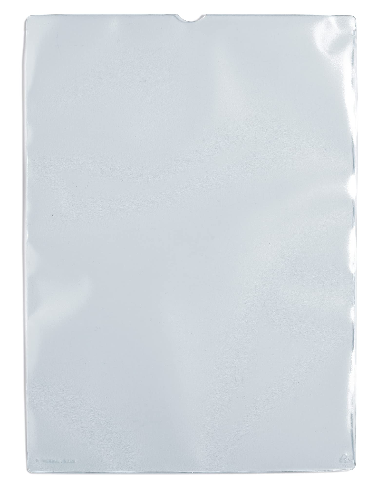 HERMA 1334 ID Card Holder Transparent Pack of 10 for Protection for Documents in DIN A4 Format, Plastic Card Sleeves Protective Cover Set, Transparent