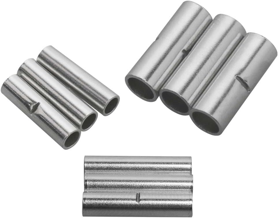 200Pcs Non-Insulated Butt Connectors Uninsulated Butt Crimps Non Insulated Wire Ferrules 22-18AWG 16-14AWG 12-10AWG with a Storage Box for DIY Electrical Splicing - Image 5