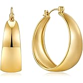 COORWEEL Huggie Hoop Earrings for Women Everyday Fashion Jewelry