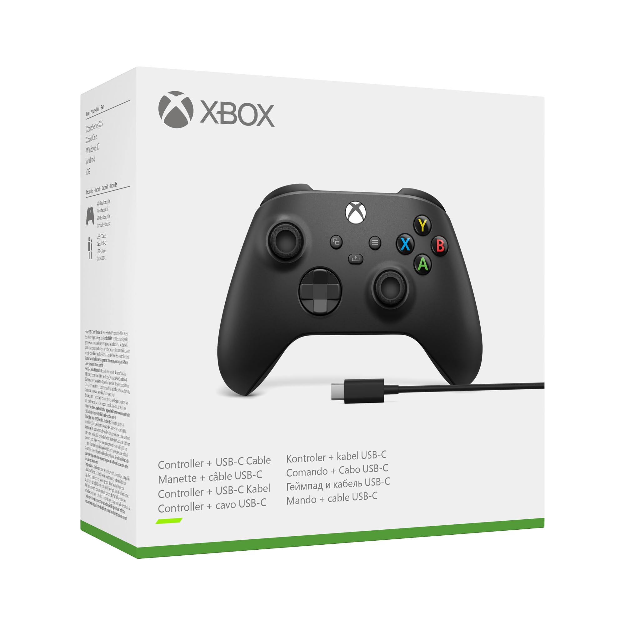 Xbox Wireless Controller für PC + USB C Kabel 4