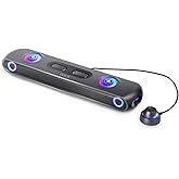 OXS Thunder Pro Gaming Soundbar with 5.1.2 Dolby Atmos Surround Sound System, Built-in Woofer, Bluetooth Multi-Connection, 3 Pro Gamer Modes, Sleek Toggle Design, for Pcs and Gaming Consoles