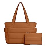TOPDesign Puffer Tote Bag for Women, Lightweight