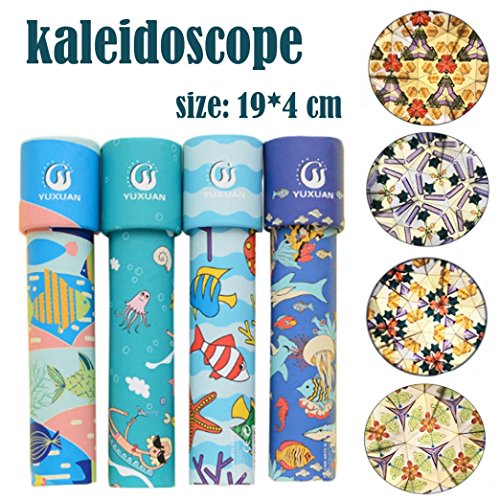 Gbell Amazing Beautiful Rotating Kaleidoscope Rotation, Fancy World Baby Toy for Kids,Babies (A)