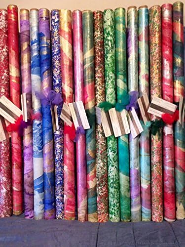 PAINTED PAPERS Gift Wrap-26"x 60" Summer Madras-Brushed-1 sheet