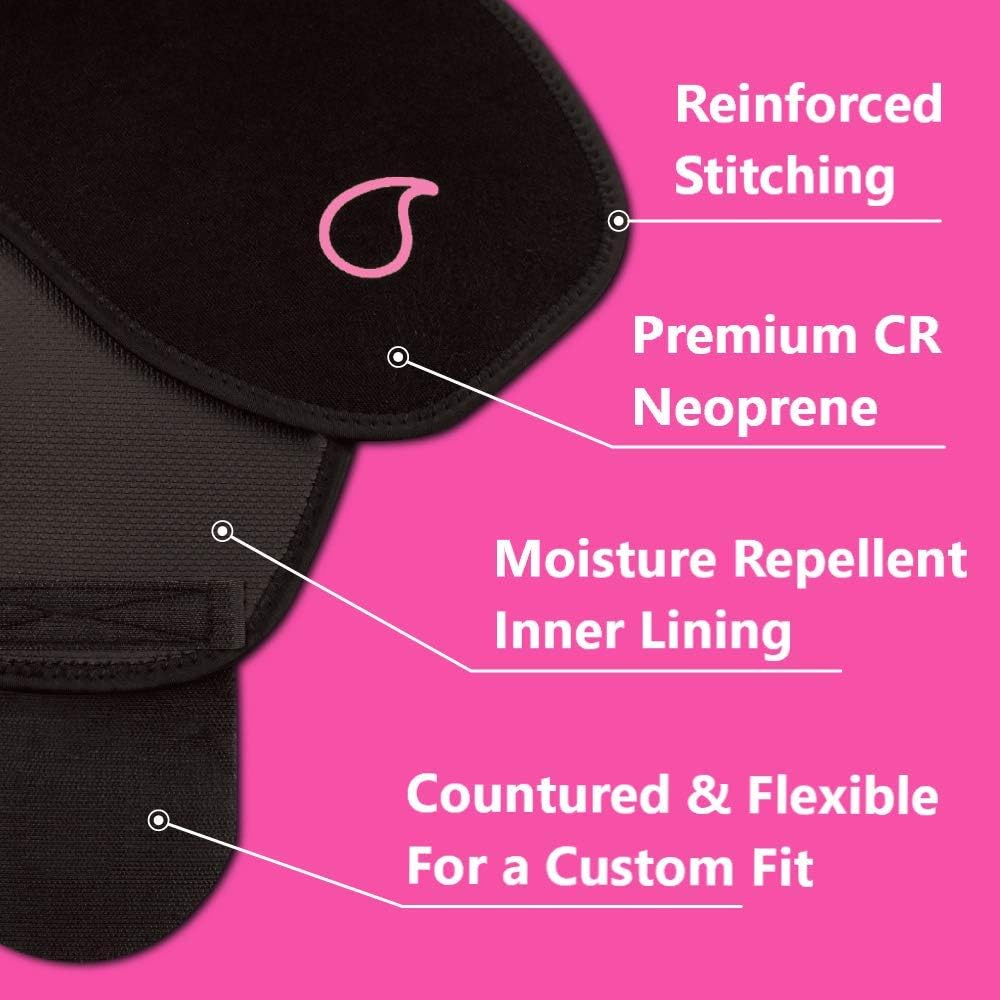 Sweet Sweat Premium Waist Trimmer (Pink Logo) for Men & Women ~ Includes Free Sample of Sweet Sweat Gel!: Clothing