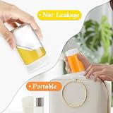 Showvigor 8pcs 2oz Glass Bottles with Lids Labels Reusable Travel Jars view 3