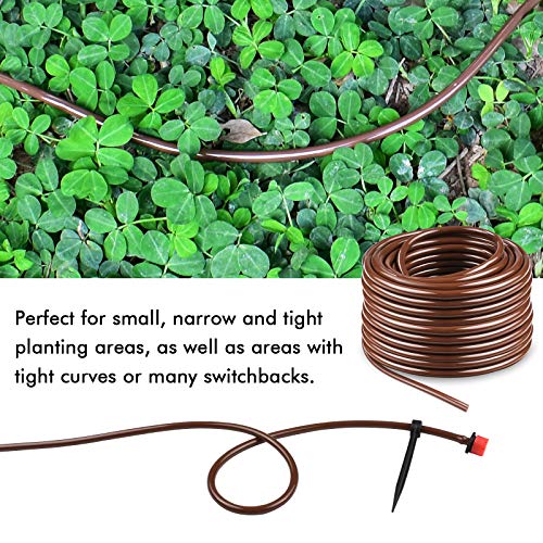 KORAM Drip Irrigation 1/4 Blank Distribution Tubing Drip Watering Hose