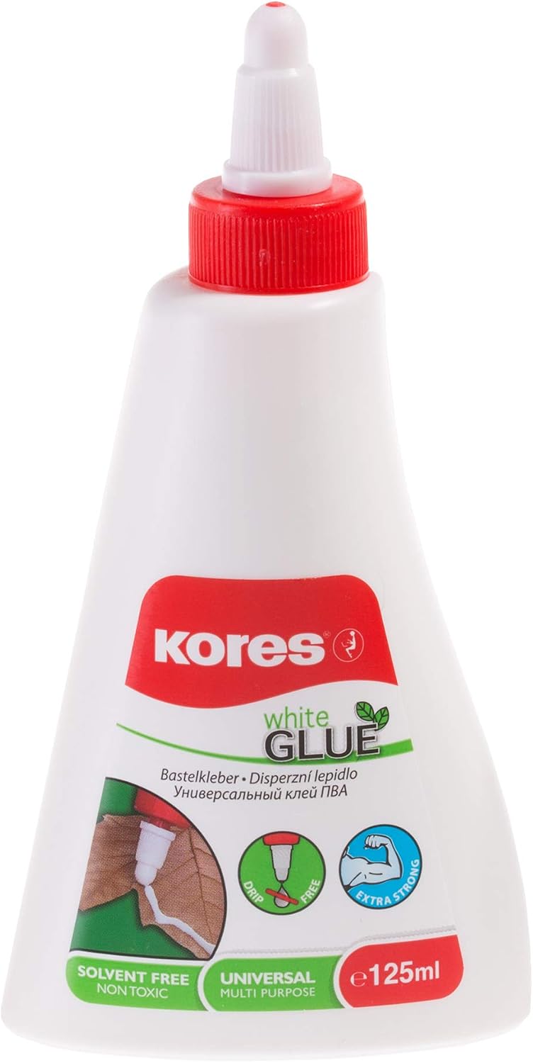 Kores 125 ml Craft Adhesive Glue - White, 125ml (Pack of 1)