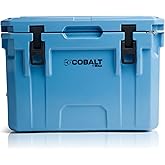 Cobalt 25 Quart Roto-Molded Super Ice Cooler | Large Ice Chest with Long Term Ice Retention |