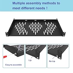 Beiyier 2PCS 1U Universal Server Rack