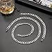 Potok S925 Sterling Silver Cat Moon Necklace Cat and Moon Pendant Necklace,18'' (Chains)