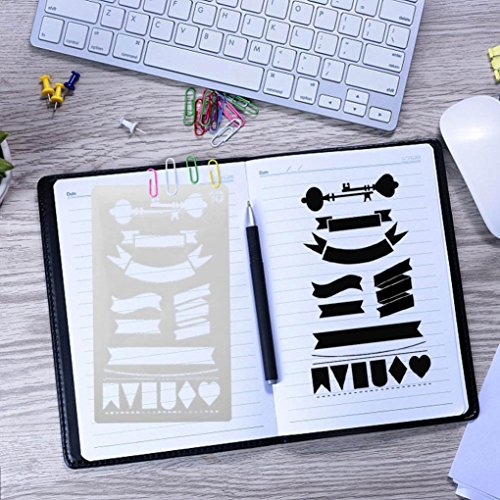 DIY Drawing Template, SWPS Painting Template Tool for Diary Scrapbook Craft Projects