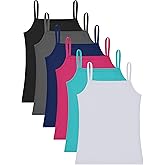 Geyoga Girls' Sleeveless Racer Back Camisole Undershirt Tank Top