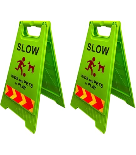 Amazon.com: Hillman 840020 Caution Children at Play Sign, Yellow