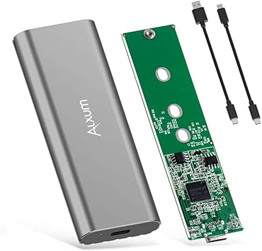 Alxum NVMe SSD Enclosure USB 3.1 Gen 2 Tipo C Tool-Tool a M.2 (Clave
