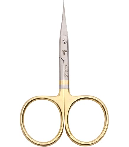 Amazon.com : Dr. Slick Hair Scissors - Straight Gold : Fly Tying