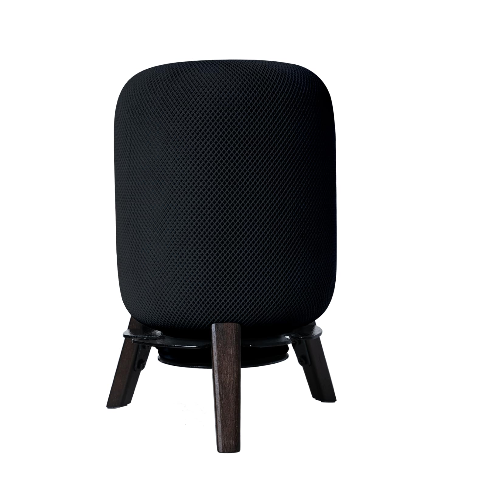 shinar Speaker Brackets Compatible with Homepod 2 Gen Speaker Table Stand (2023 Released) Table Mount Bracket with Integrated Cable Management Better Sound (Black)