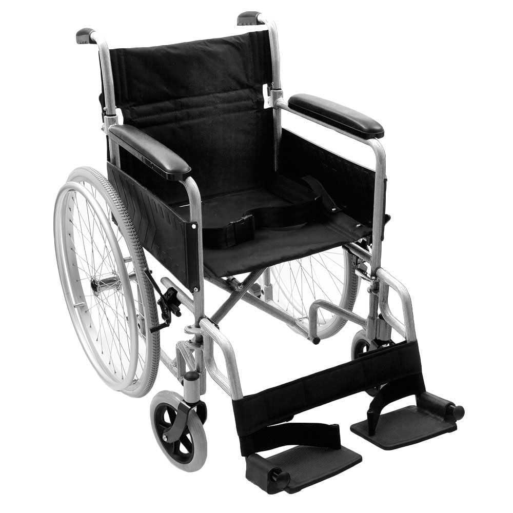 NRS Healthcare N43723 Transit-Lite Wheelchair - Self Propelled - Grey (Eligible for VAT relief in the UK)