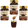 PACK OF 3 Mujeza Black Seed Honey - Not Mixed with Oil or Powder - Gluten Free - Non GMO - Organic Honey - Immune Booster - 100% Natural Raw Honey 500g/17.6oz - Mujezat Al-Shifa