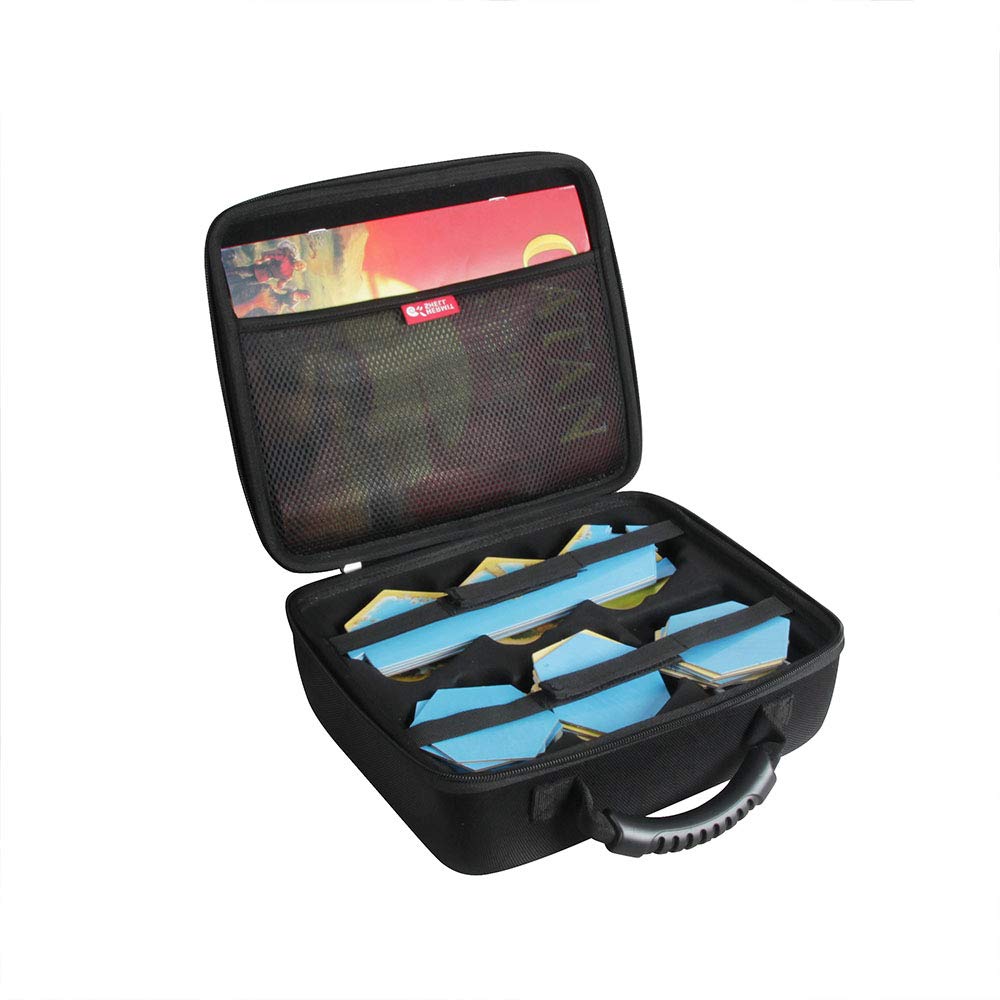 Hermitshell Hard Travel Case for Catan The Board Game + Catan Expansion - Seafarers / 5-6 Player / Cities & Knights (Not Including Cards)