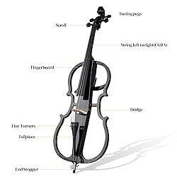 4/4 Full Size Electric Cello,Electric Cello Kit