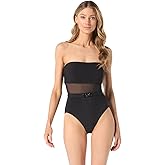 Michael Kors Womens Mesh Belted Bandeau 1pc