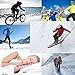 Battery Heated Socks,Men Women Electric Battery Powered Socks Kit,Rechargeable Battery Heating Stockings,Winter Thermo Socks,Climbing Hiking Fishing foot Warmer Hunting Skiing Heated Socks (Red, M)